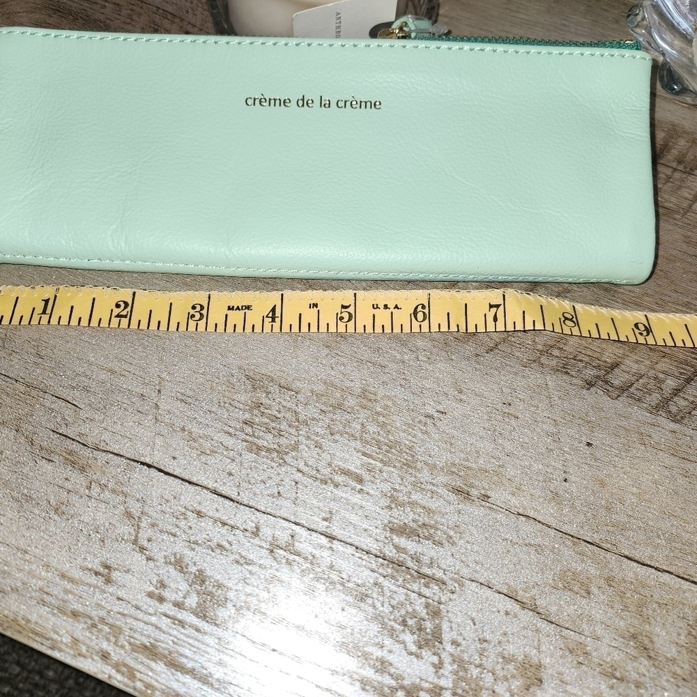 NWT Anthropologie Mint Green Women's Envelope wallet - Picture 4 of 5